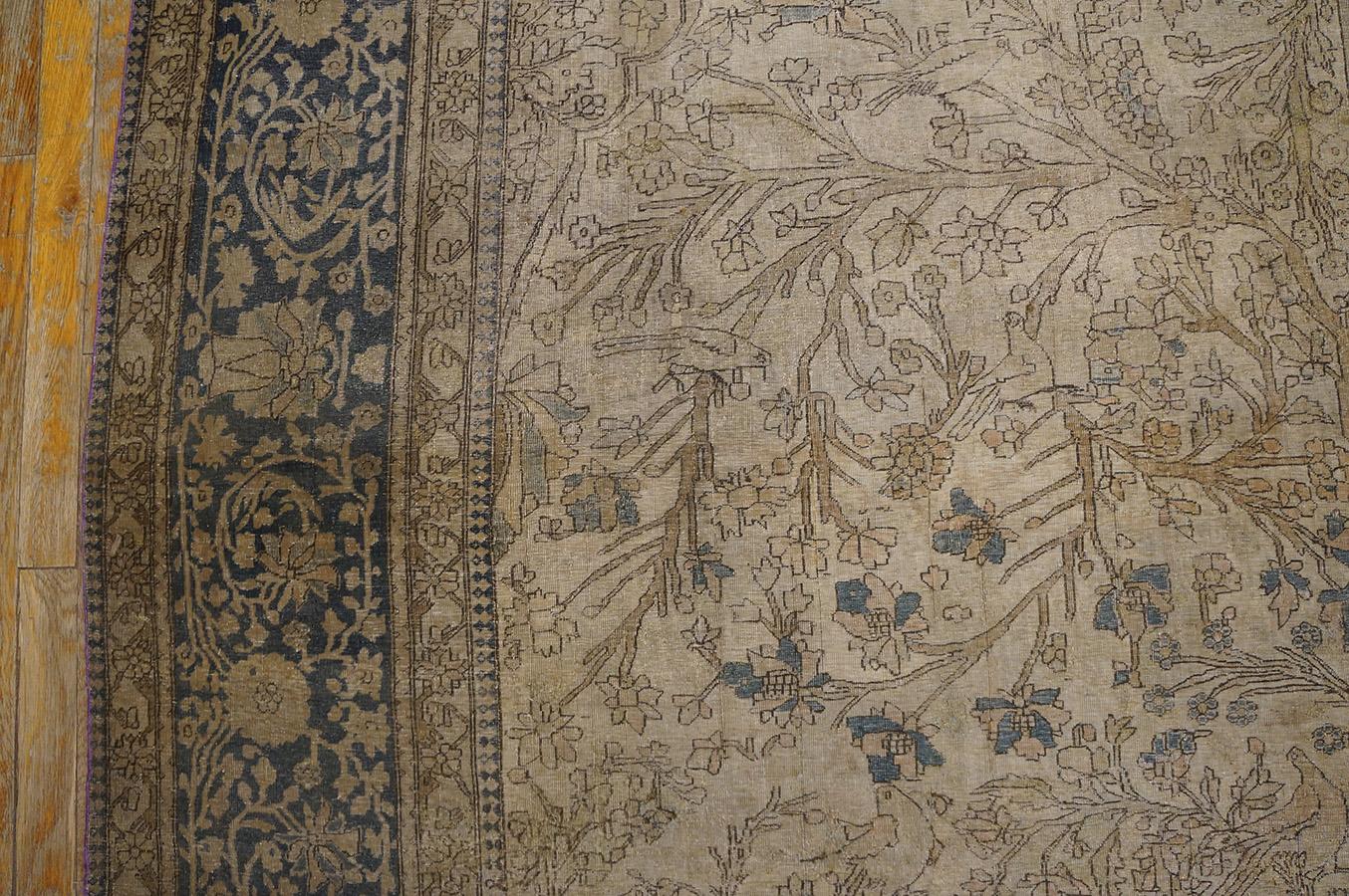 19th Century Persian Mohtasham Kashan Carpet ( 7' 7'' x 10' 3'' - 232 x 313 cm ) For Sale 6