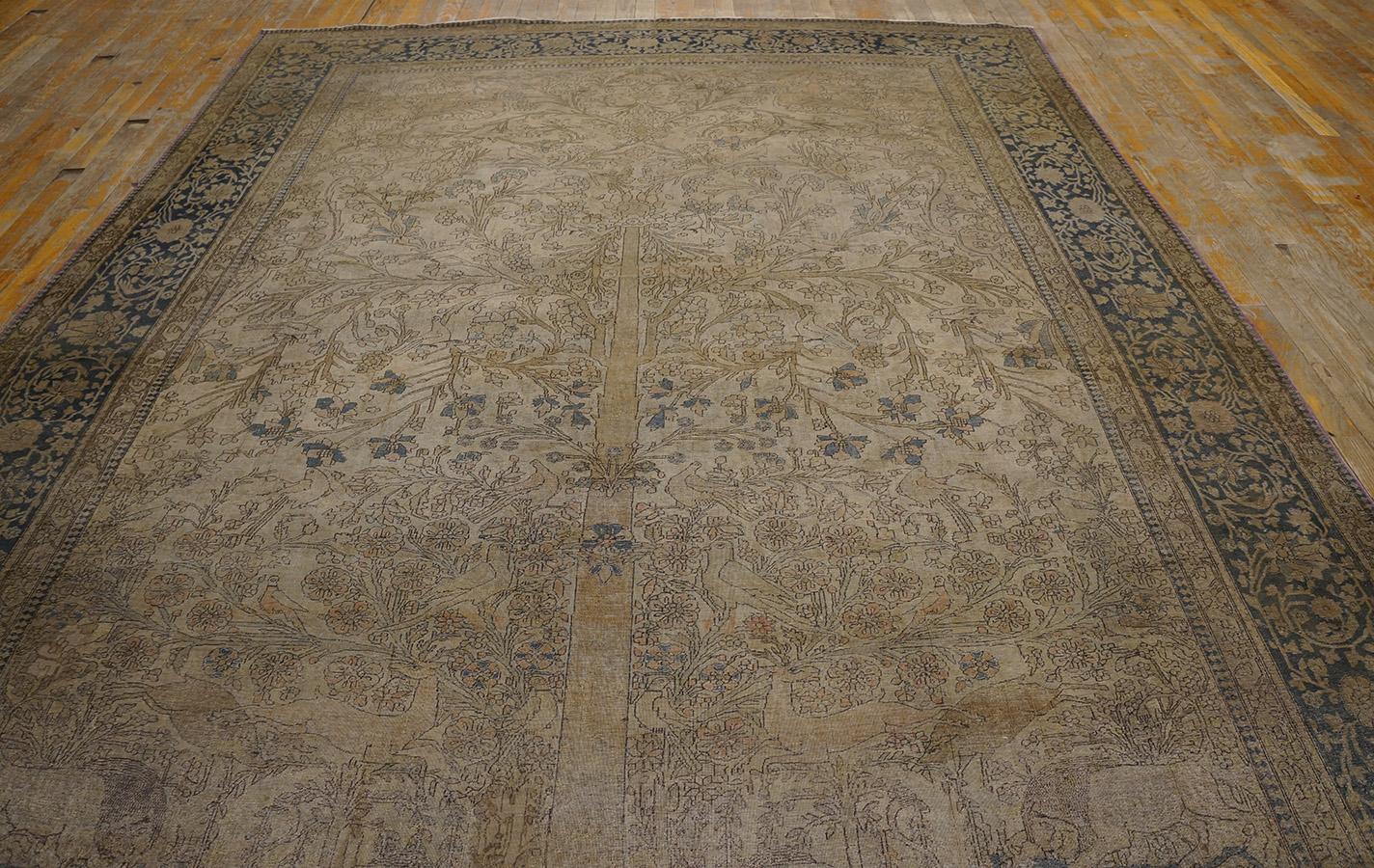 19th Century Persian Mohtasham Kashan Carpet ( 7' 7'' x 10' 3'' - 232 x 313 cm ) For Sale 9