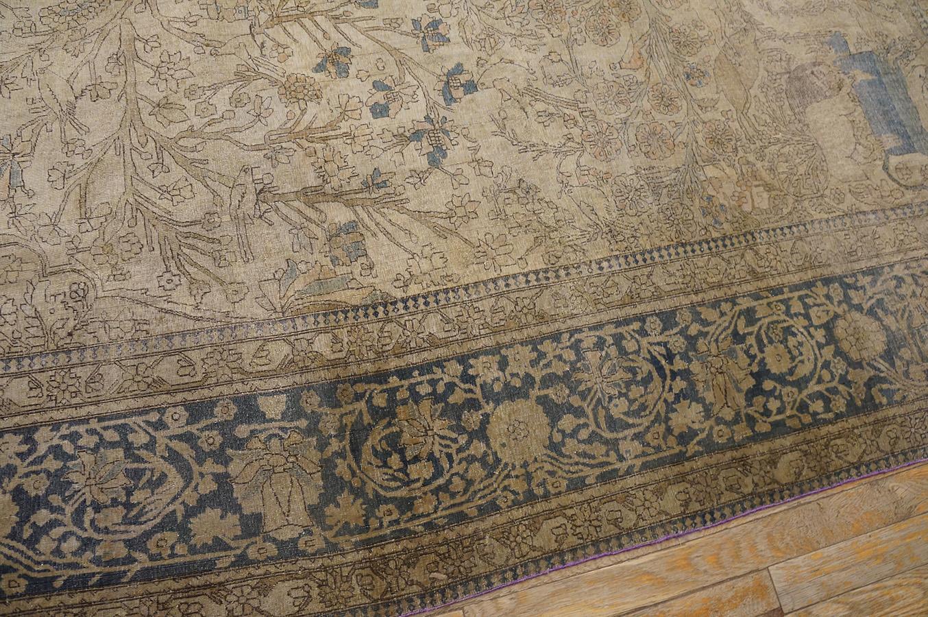 19th Century Persian Mohtasham Kashan Carpet ( 7' 7'' x 10' 3'' - 232 x 313 cm ) For Sale 10