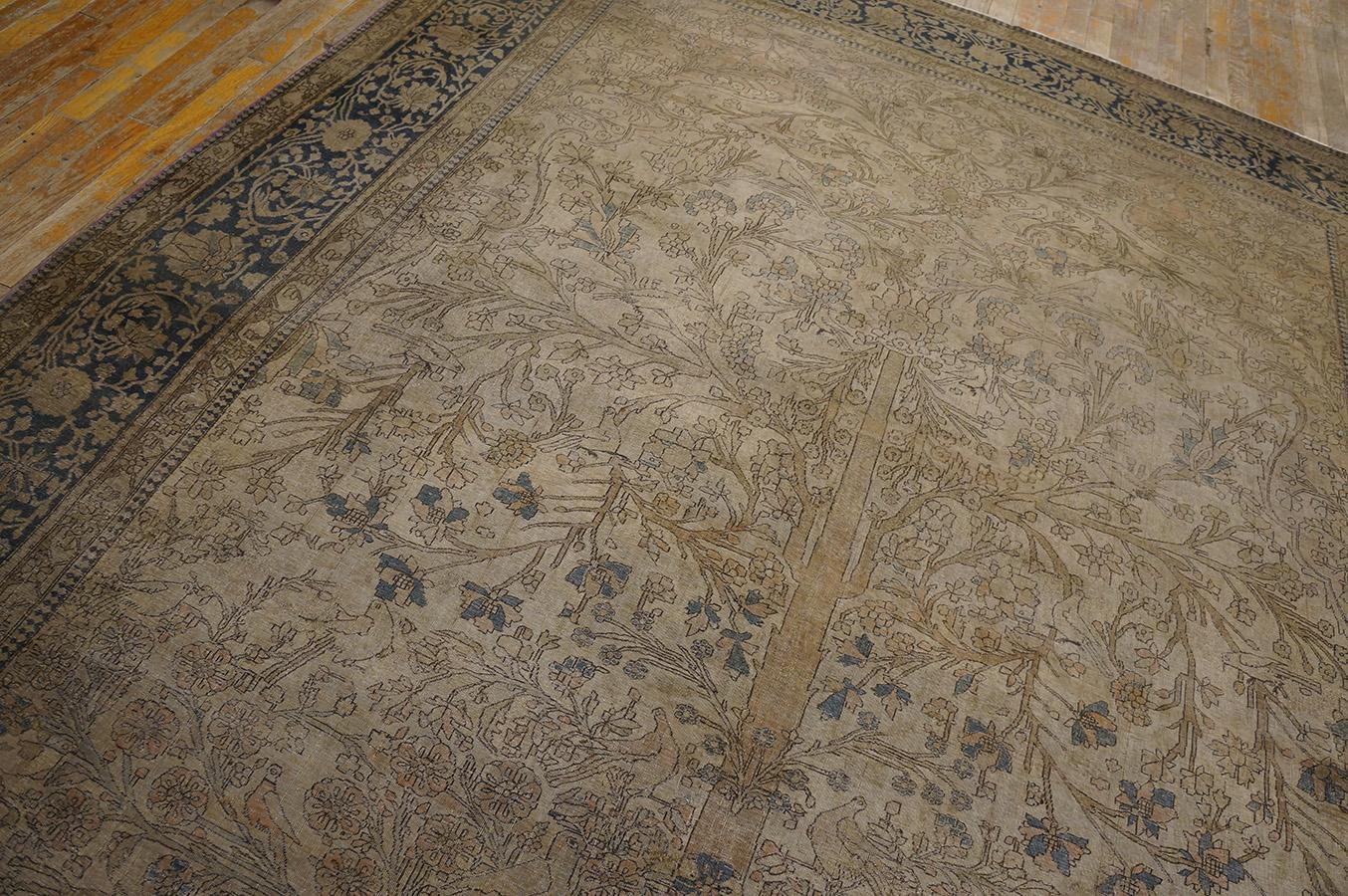 19th Century Persian Mohtasham Kashan Carpet ( 7' 7'' x 10' 3'' - 232 x 313 cm ) For Sale 12