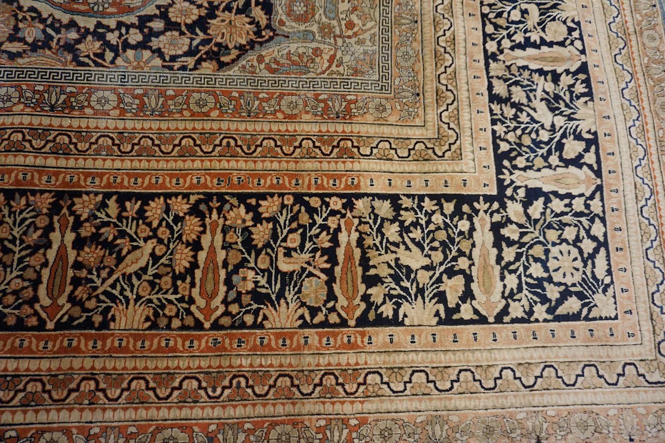 Persischer Mohtasham Kashan-Teppich aus dem 19. Jahrhundert ( 8'2'' x 11'4'' - 250 x 345) im Angebot 4