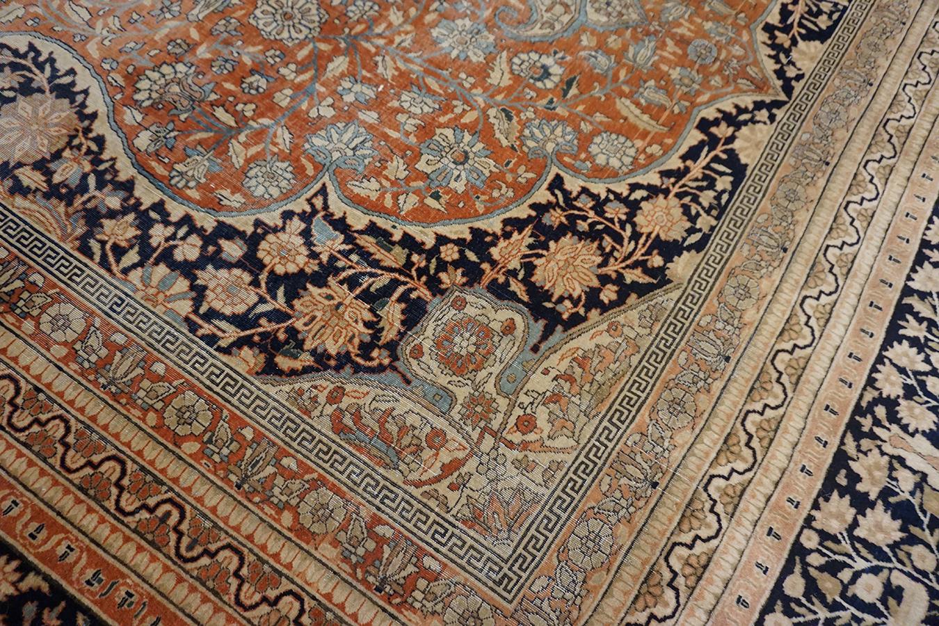 Persischer Mohtasham Kashan-Teppich aus dem 19. Jahrhundert ( 8'2'' x 11'4'' - 250 x 345) im Angebot 5