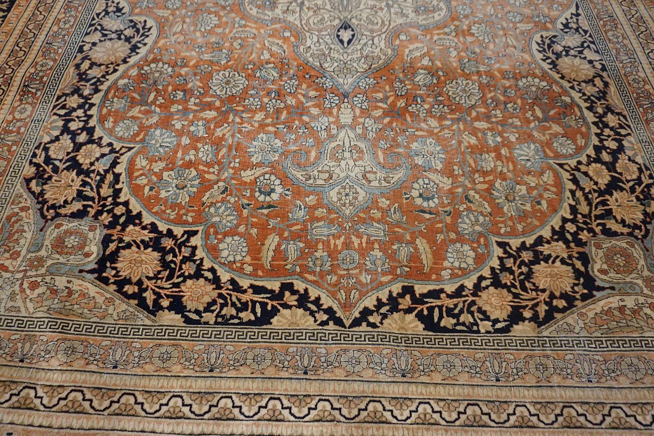 Persischer Mohtasham Kashan-Teppich aus dem 19. Jahrhundert ( 8'2'' x 11'4'' - 250 x 345) im Angebot 8