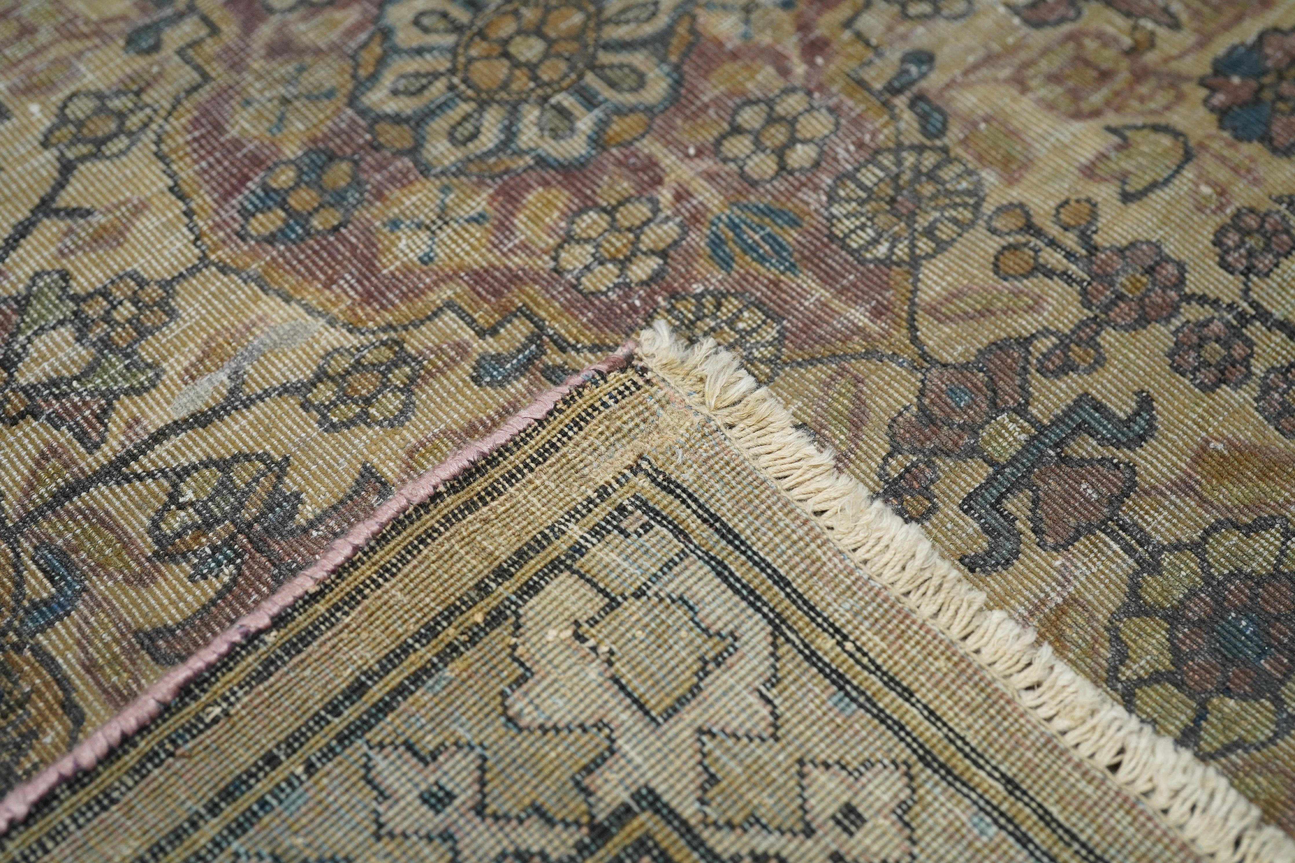 Antiker Kashan-Teppich 10'3'' x 13'6'' im Angebot 4