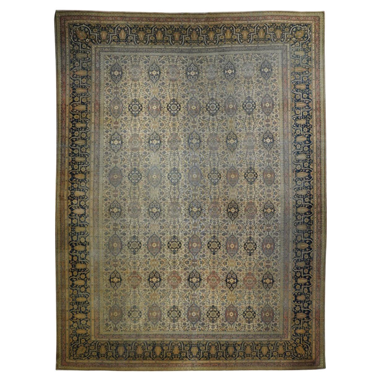 Alfombra Kashan Antigua 10'3'' x 13'6''