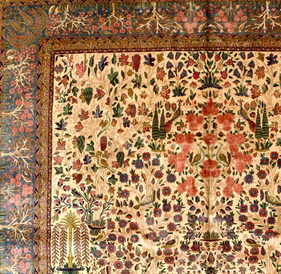 Antiker Kashan-Teppich 11'2'' x 15'1'' (20. Jahrhundert) im Angebot