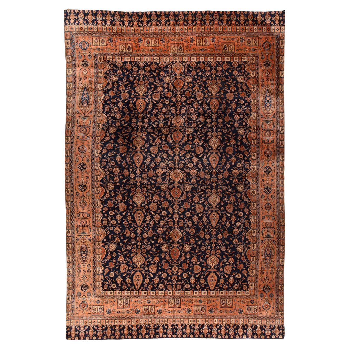 Antique Kashan Rug 11'5'' x 17'8''