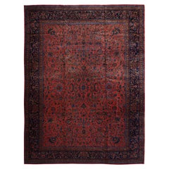 Tapis Kashan ancien 11'7'' x 15'3''