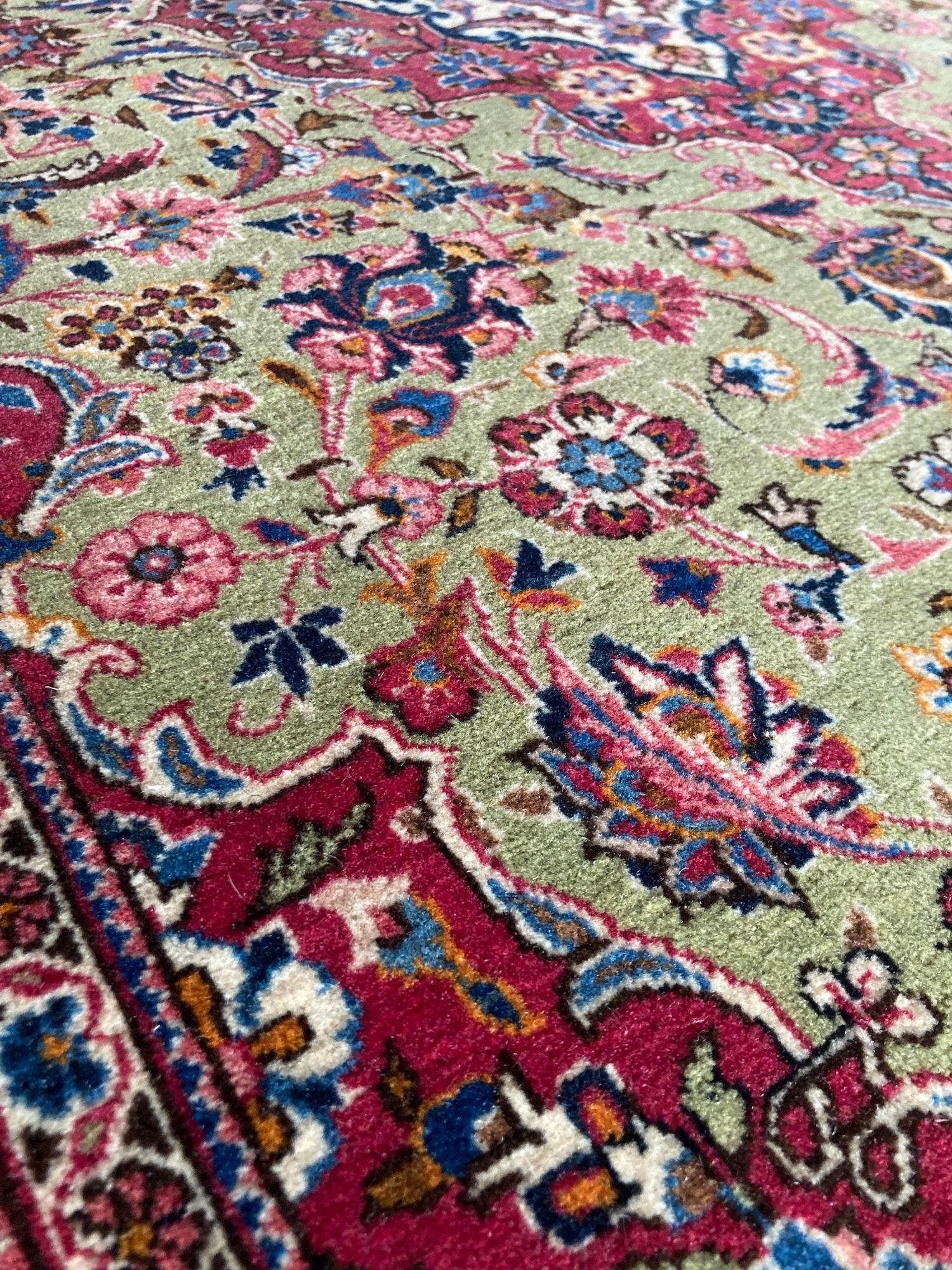 Antiker Kashan Teppich 2.10m x 1.33m im Angebot 9