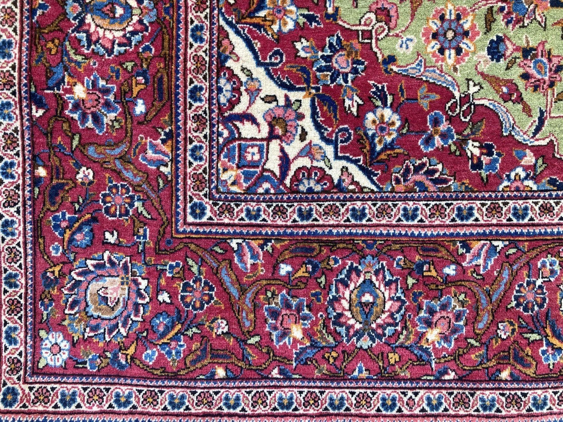 Antiker Kashan Teppich 2.10m x 1.33m im Angebot 1