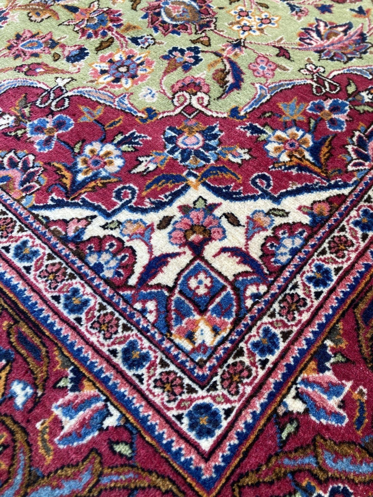Antiker Kashan Teppich 2.10m x 1.33m im Angebot 4