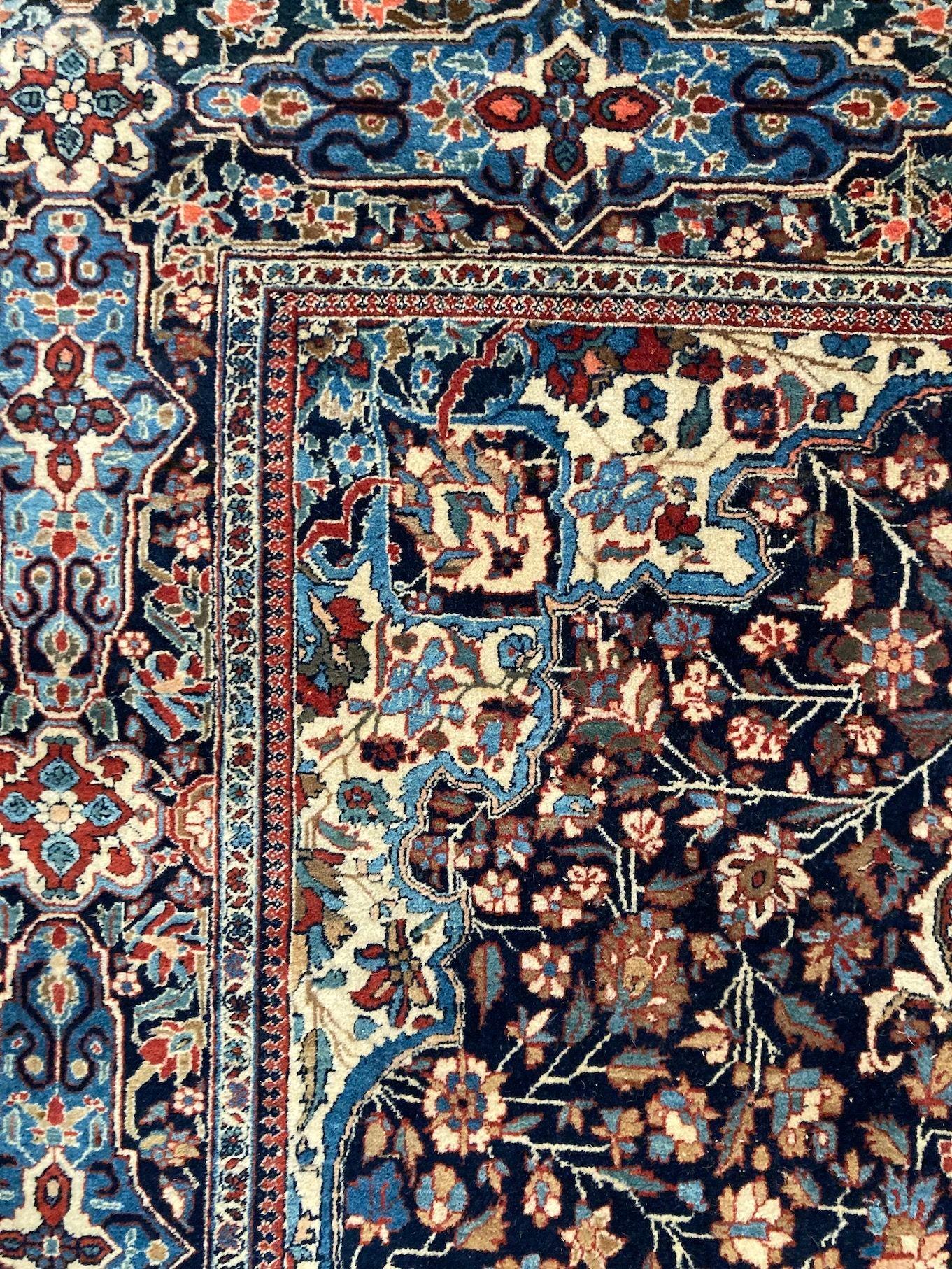Antiker Kashan Teppich 2.10m x 1.41m im Angebot 6