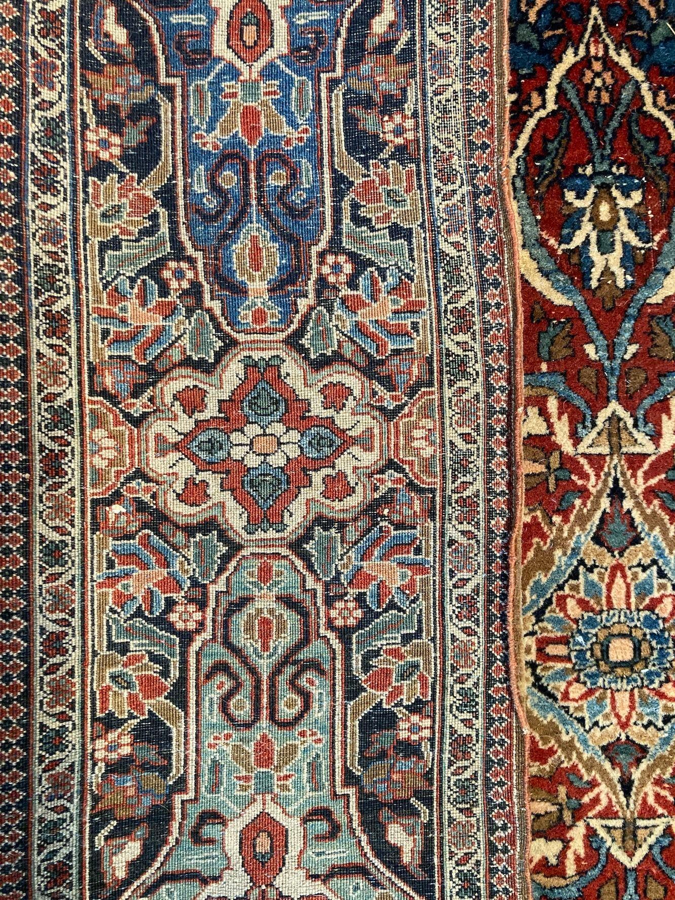 Antiker Kashan Teppich 2.10m x 1.41m im Angebot 13