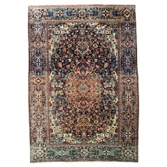 Antique Kashan Rug 2.10m x 1.41m Antique Kashan Rug 2.10m x 1.41m