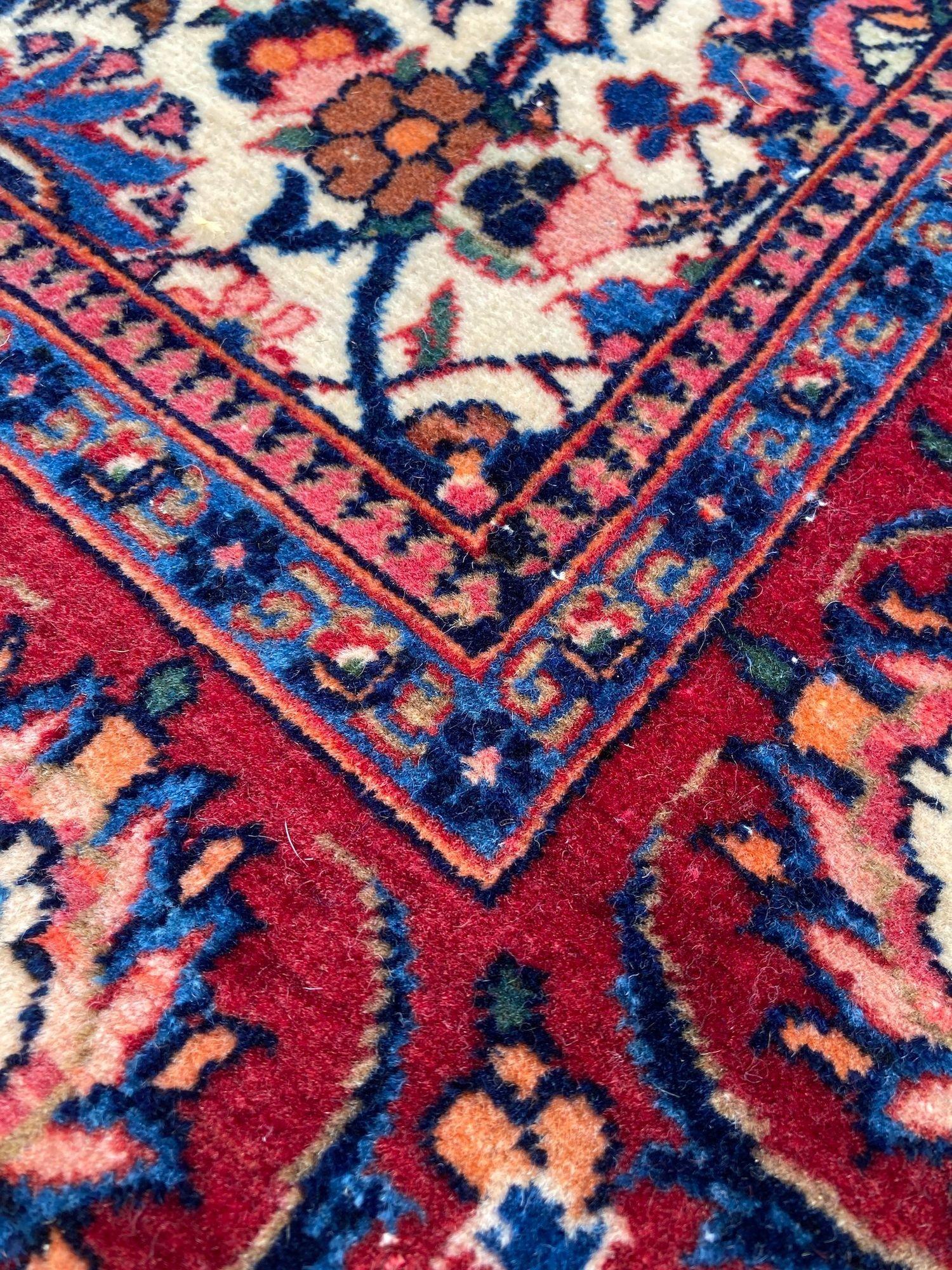 Tappeto antico Kashan 2,12 m x 1,31 m in vendita 4