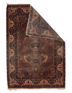 Antique Kashan Rug 3'3'' x 5'0"