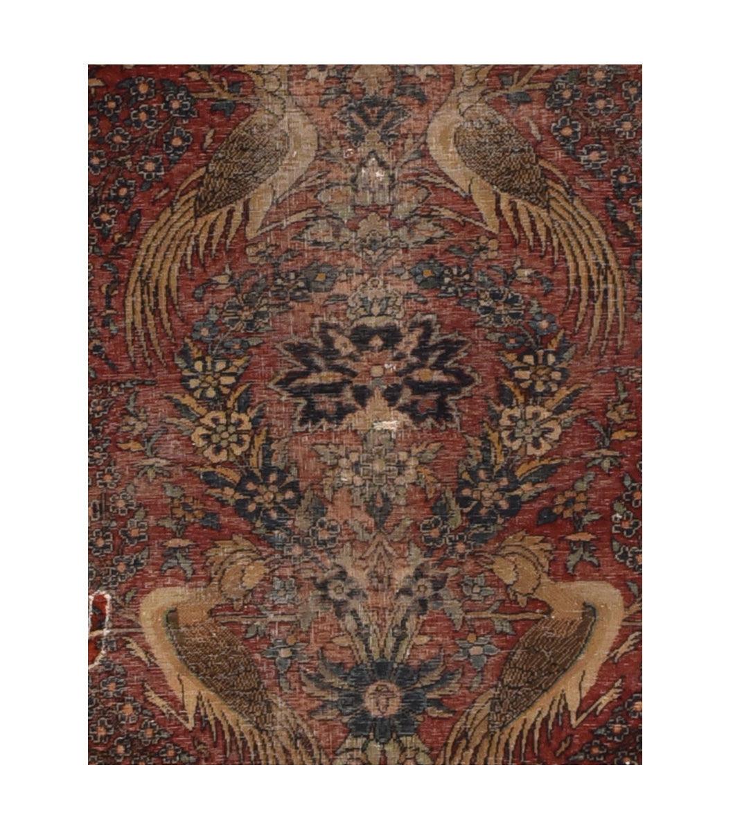 Persian Antique Kashan Rug 3'3'' x 5'0