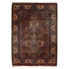 Antique Kashan Rug 3'3'' x 5'0"