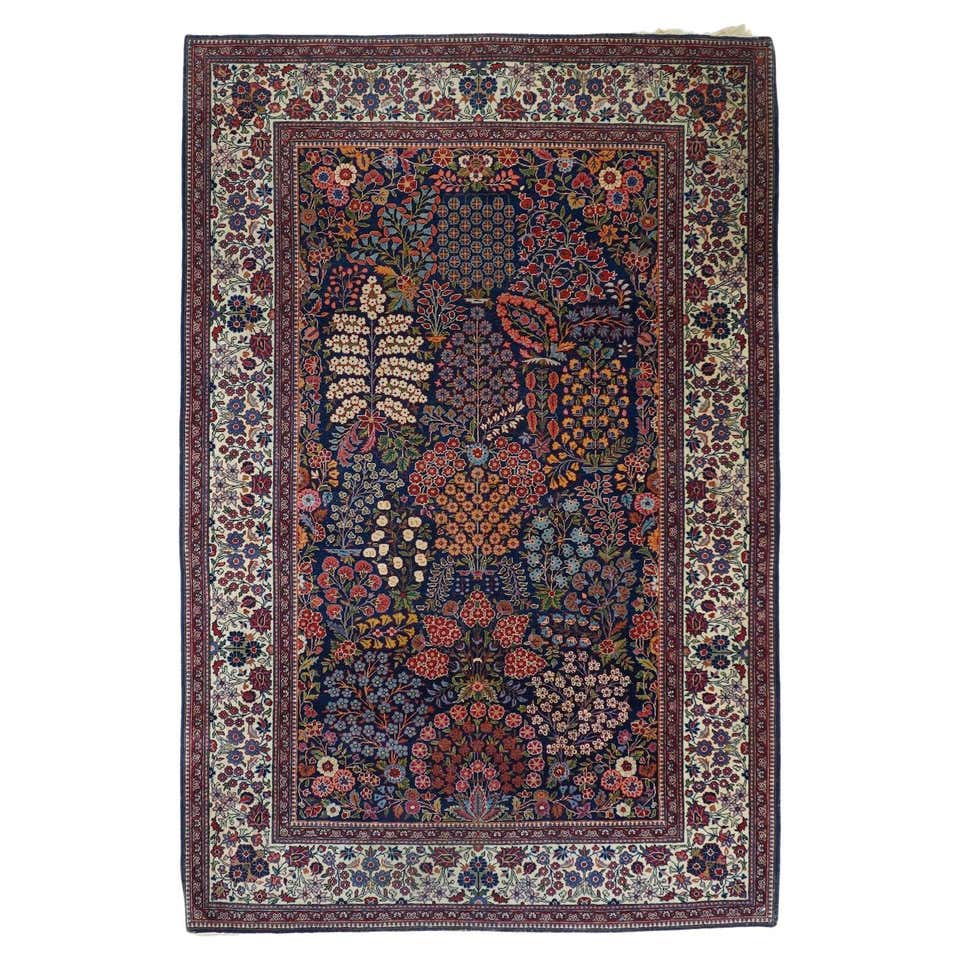 Vintage Kashan Rug For Sale at 1stDibs