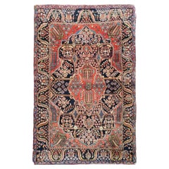 Antique Kashan Rug 4'8'' x 6'11''