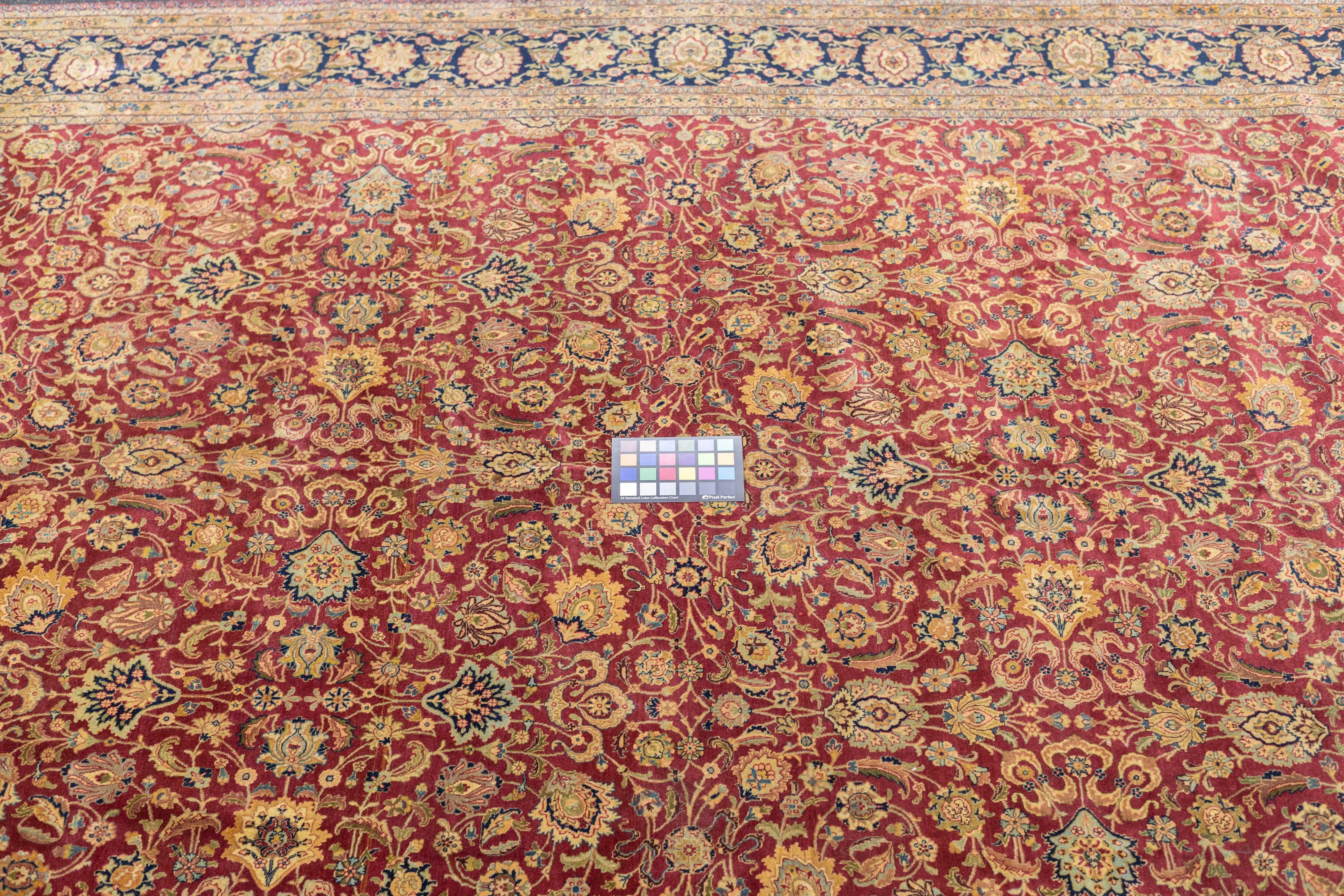 Antiker Kashan-Teppich 6'5'' x 10'6'' im Angebot 3