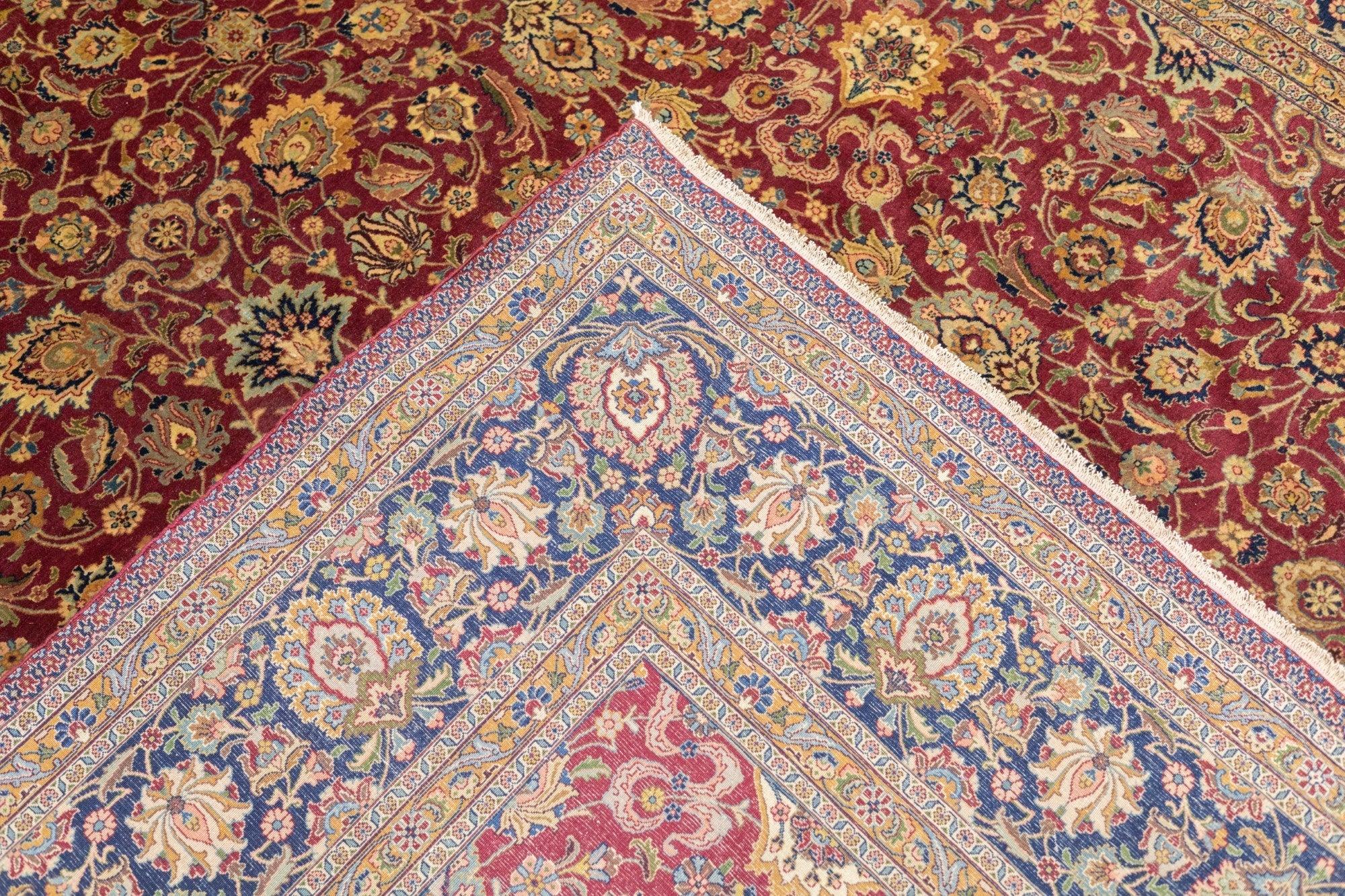 Antiker Kashan-Teppich 6'5'' x 10'6'' im Angebot 4