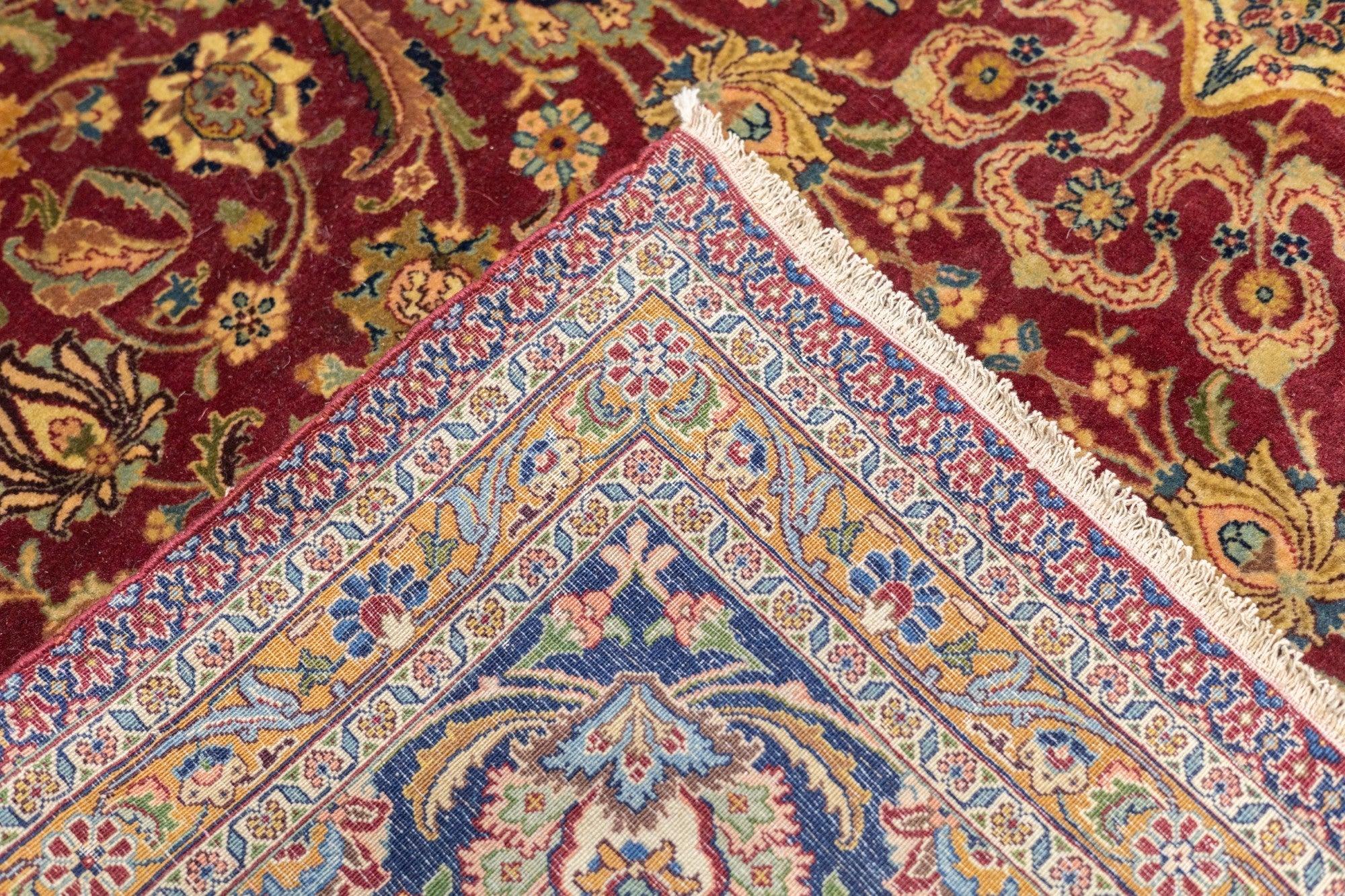 Antiker Kashan-Teppich 6'5'' x 10'6'' im Angebot 5