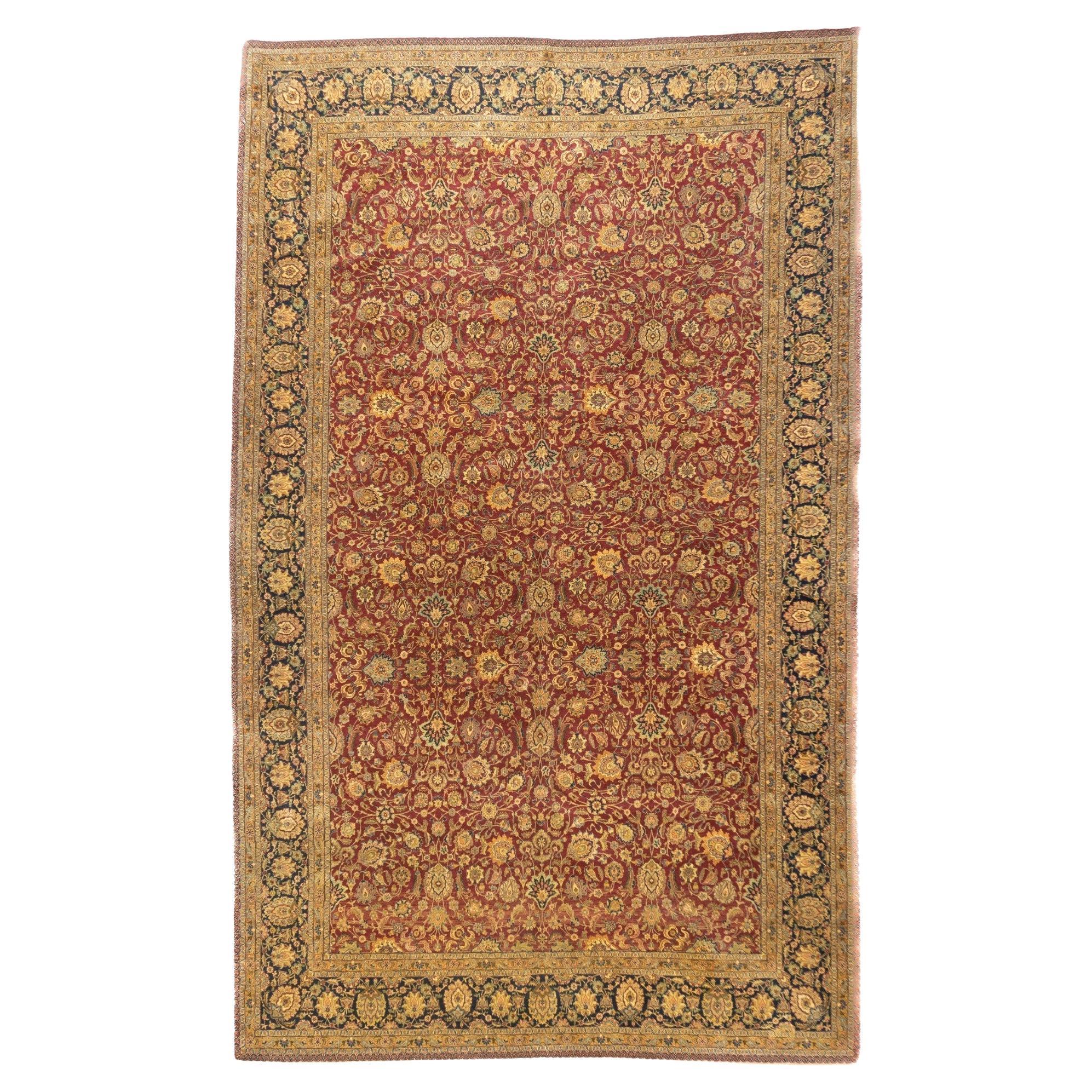 Antique Kashan Rug 6'5'' x 10'6''