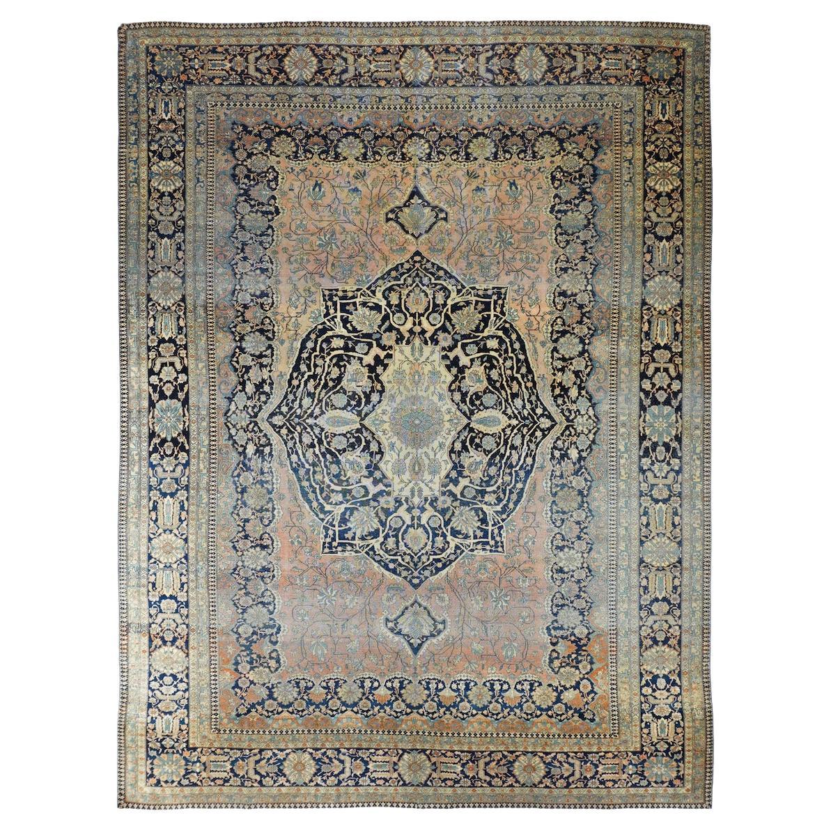 Antique Kashan Rug 7'4'' x 9'10''