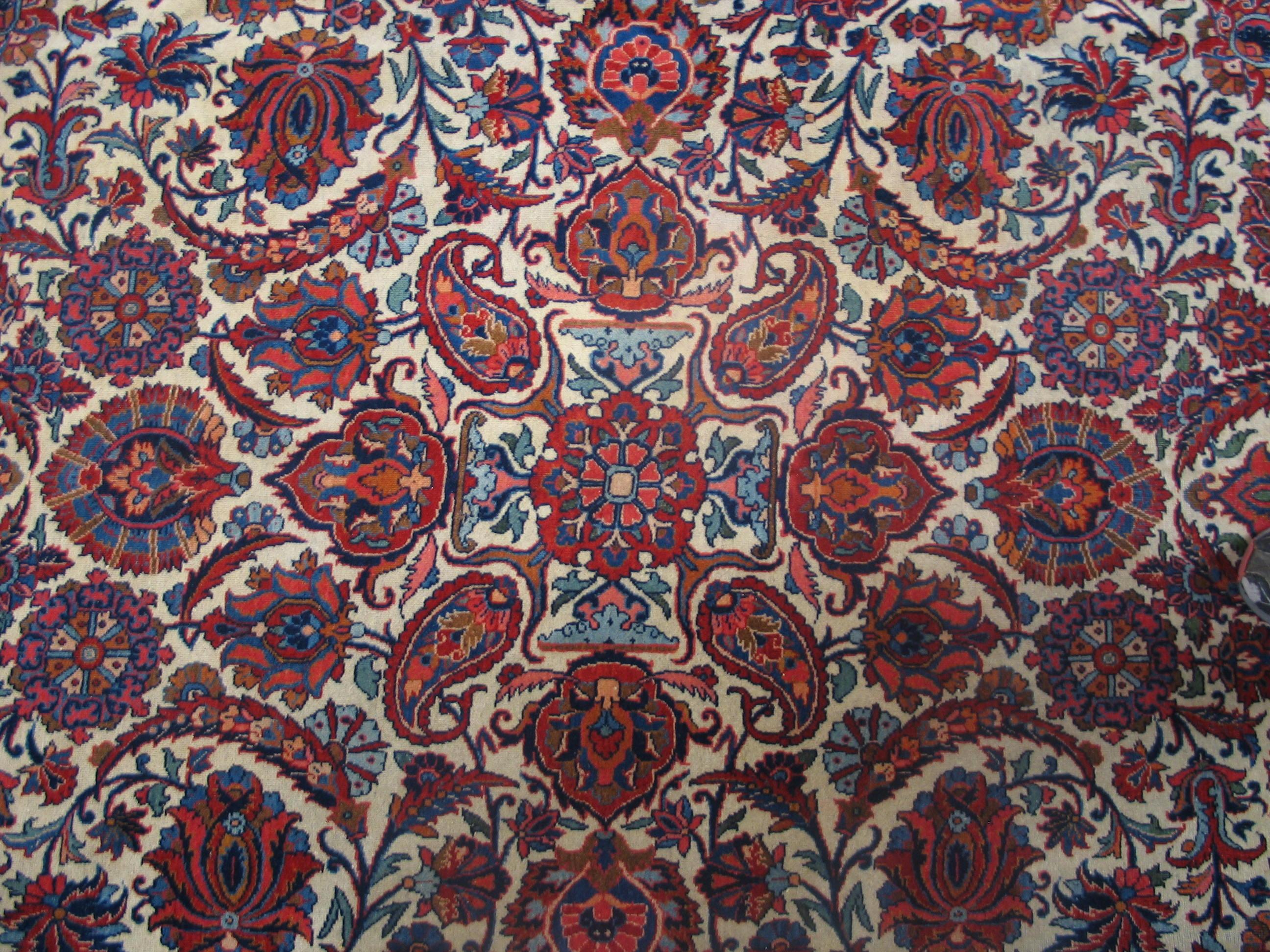 Persian Antique Kashan Rug 9' 0