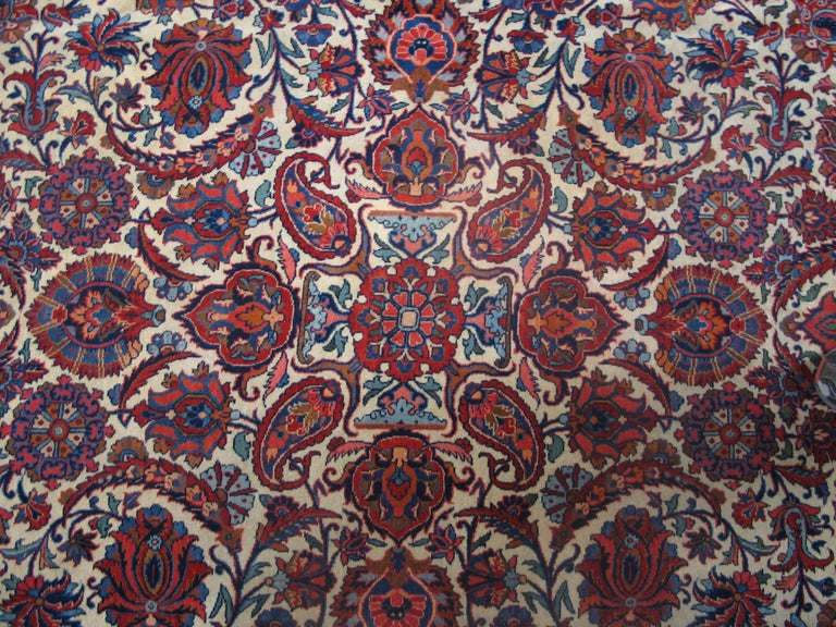 Antique Kashan Rug For Sale at 1stDibs