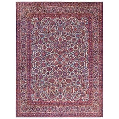 Antiker Kashan-Teppich 2,13 m x 2,13 m