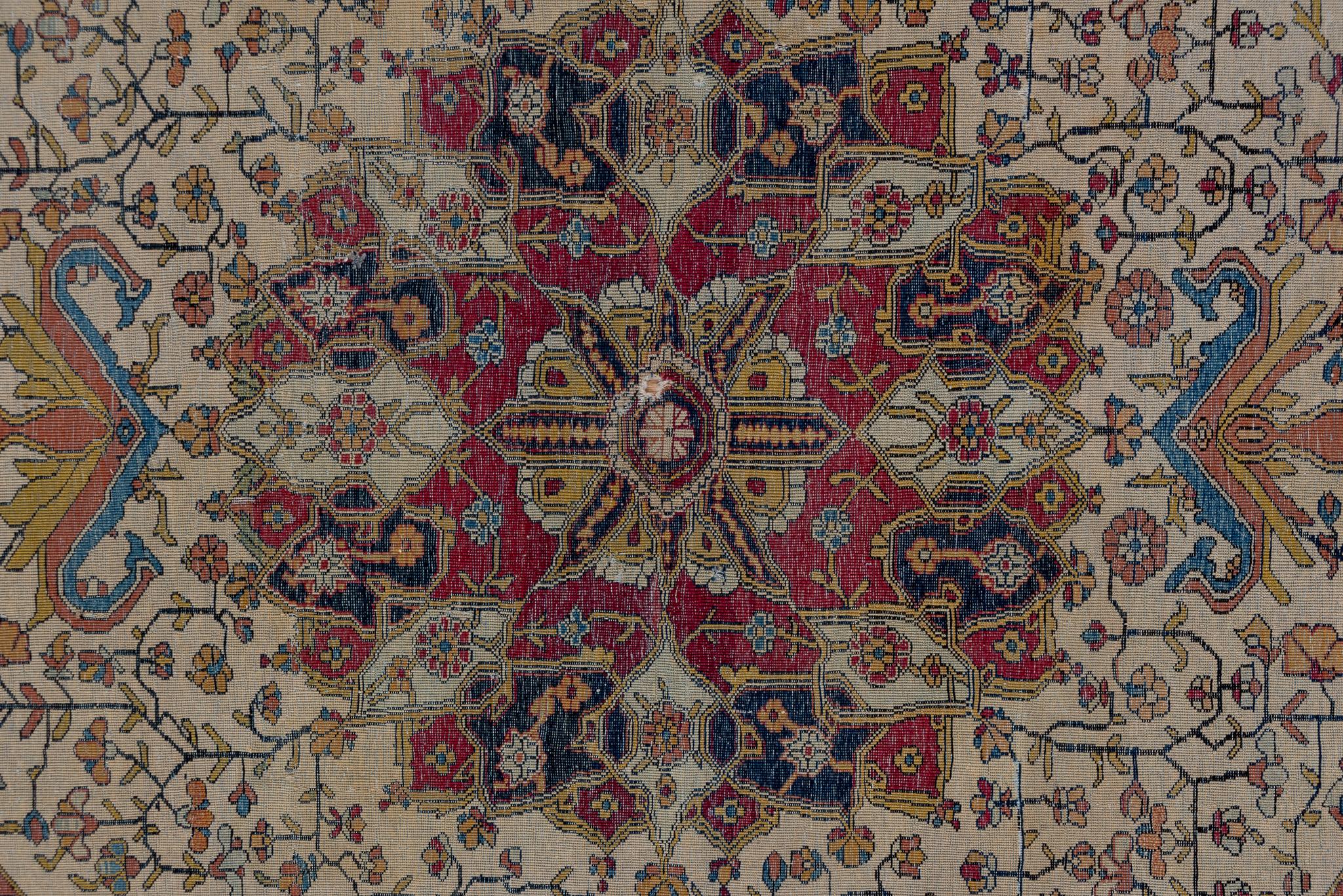 Début du 20ème siècle Tapis Kashan ancien en vente