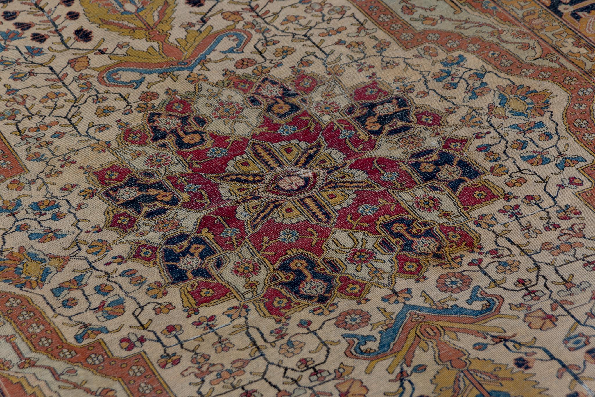 Tapis Kashan ancien en vente 3