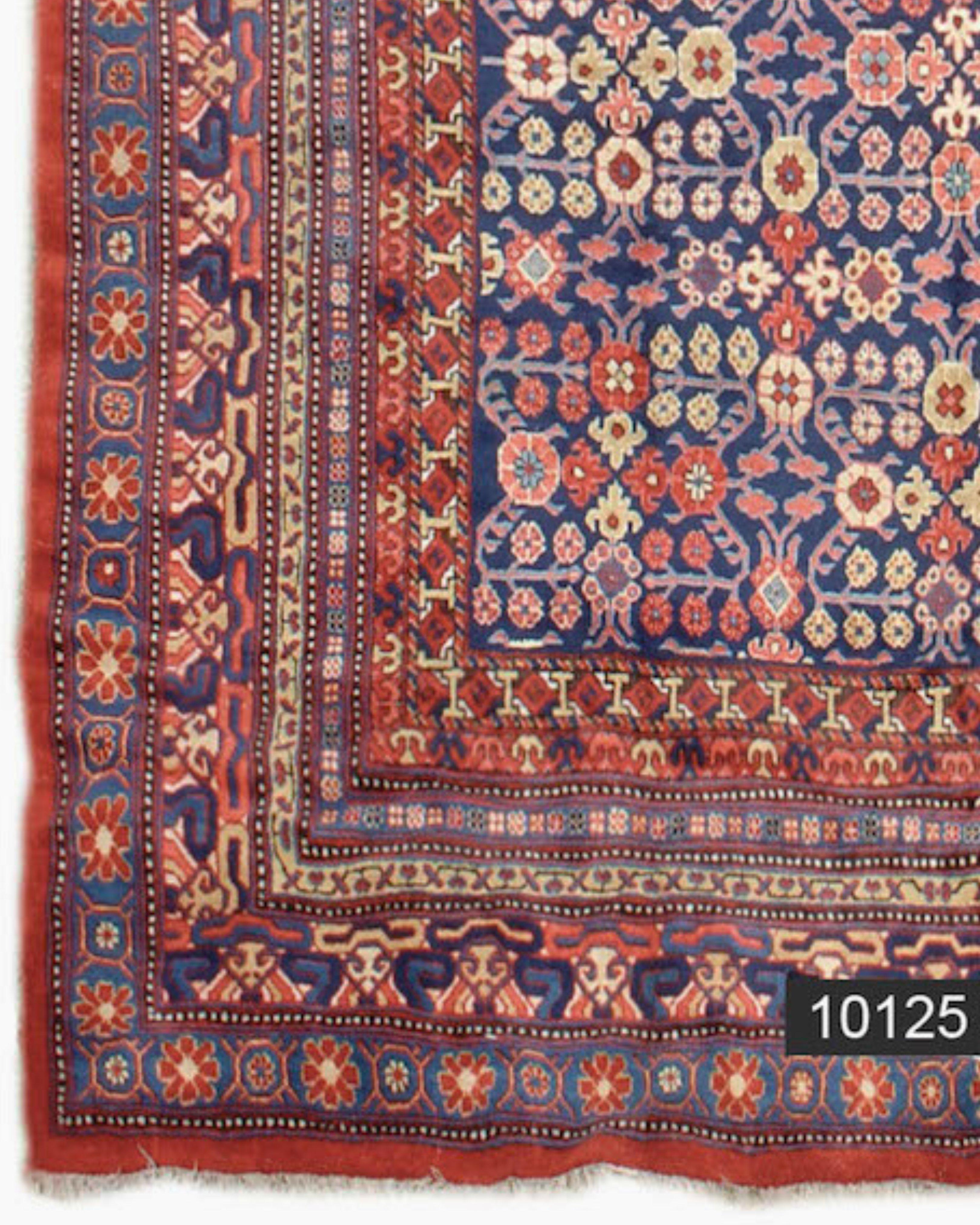 Hand-Woven Antique Kashgar Rug, Early 20th Century For Sale