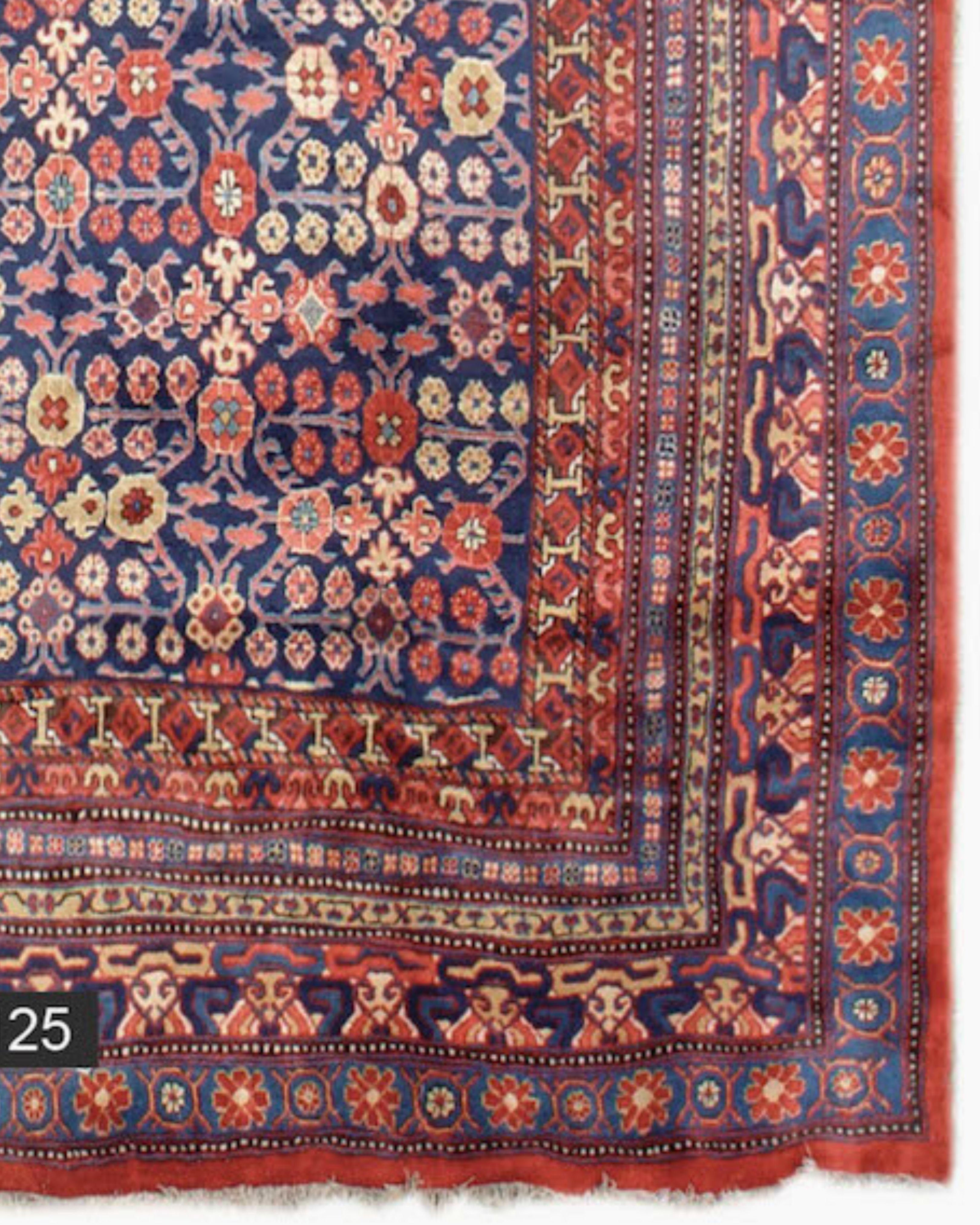 Antique Kashgar Rug, Early 20th Century In Excellent Condition For Sale In San Francisco, CA