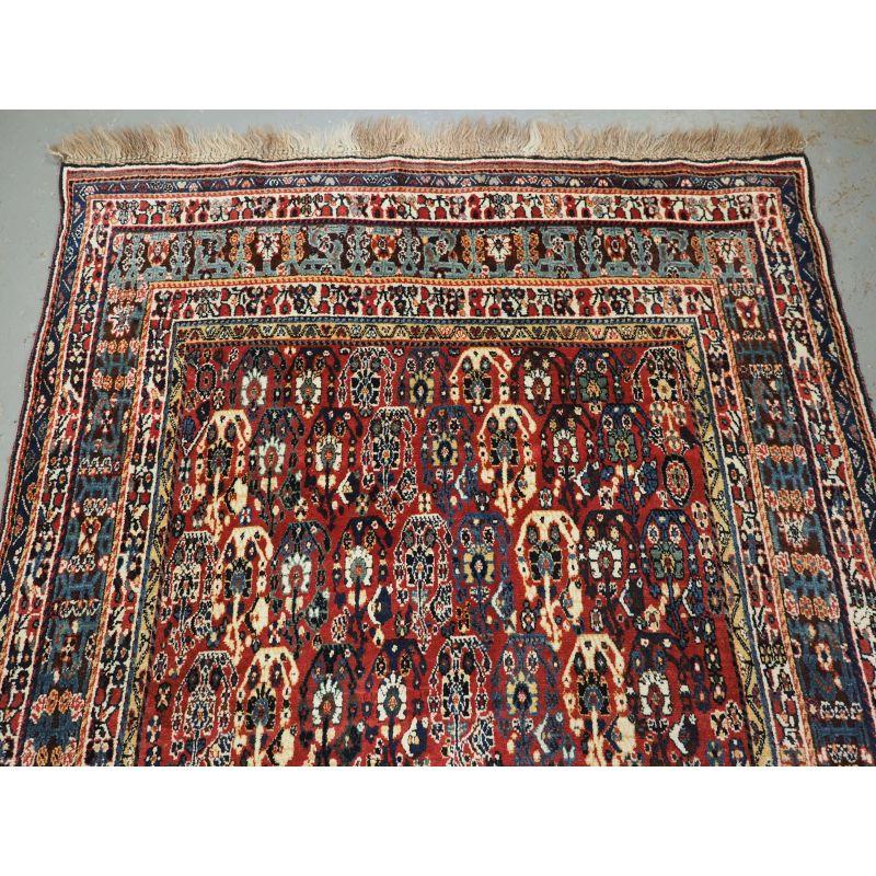 Antiker antiker Kashkuli Qashqai-Teppich (Handgewebt) im Angebot