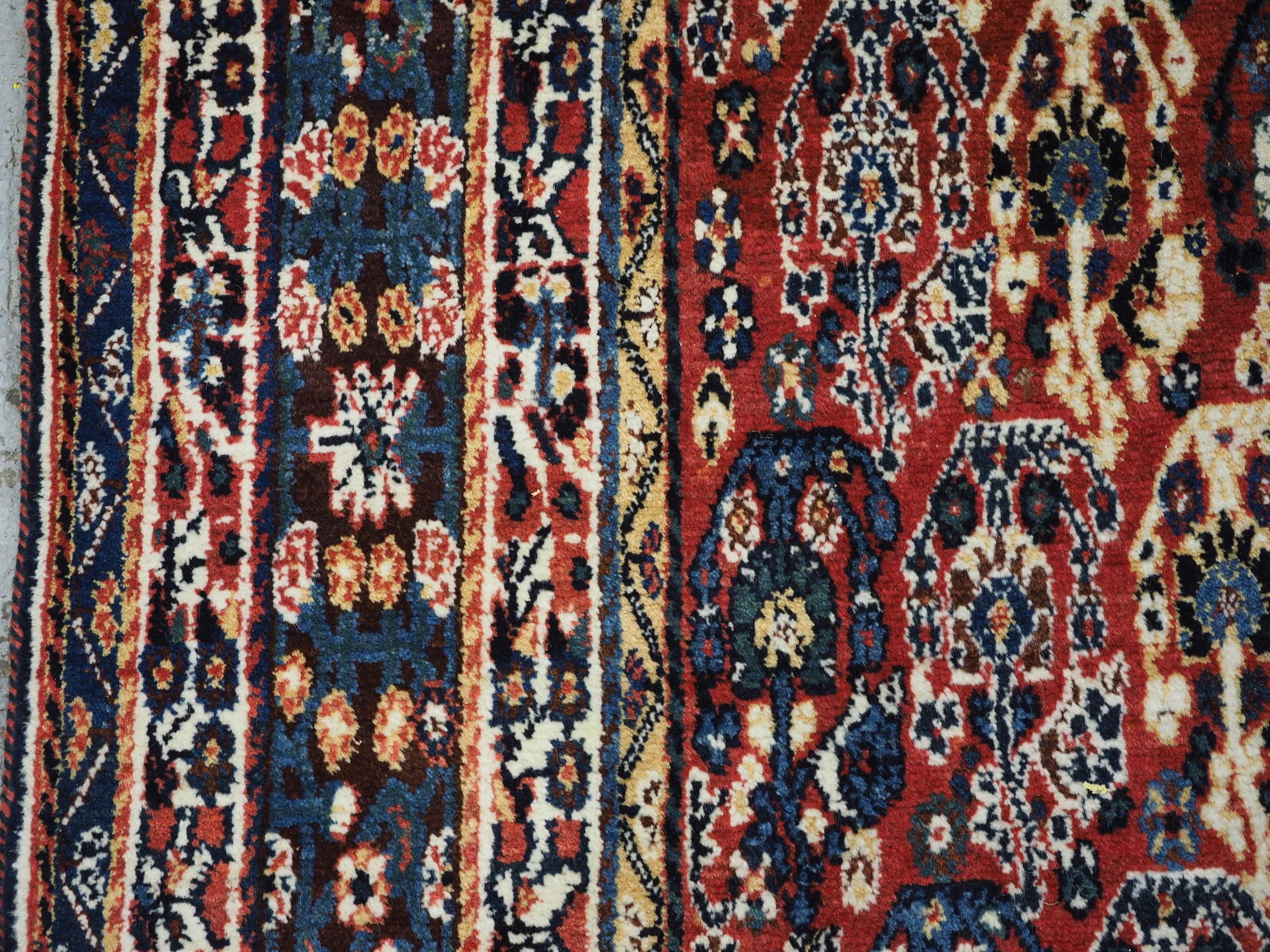 Antique Kashkuli Qashqai Rug For Sale 1