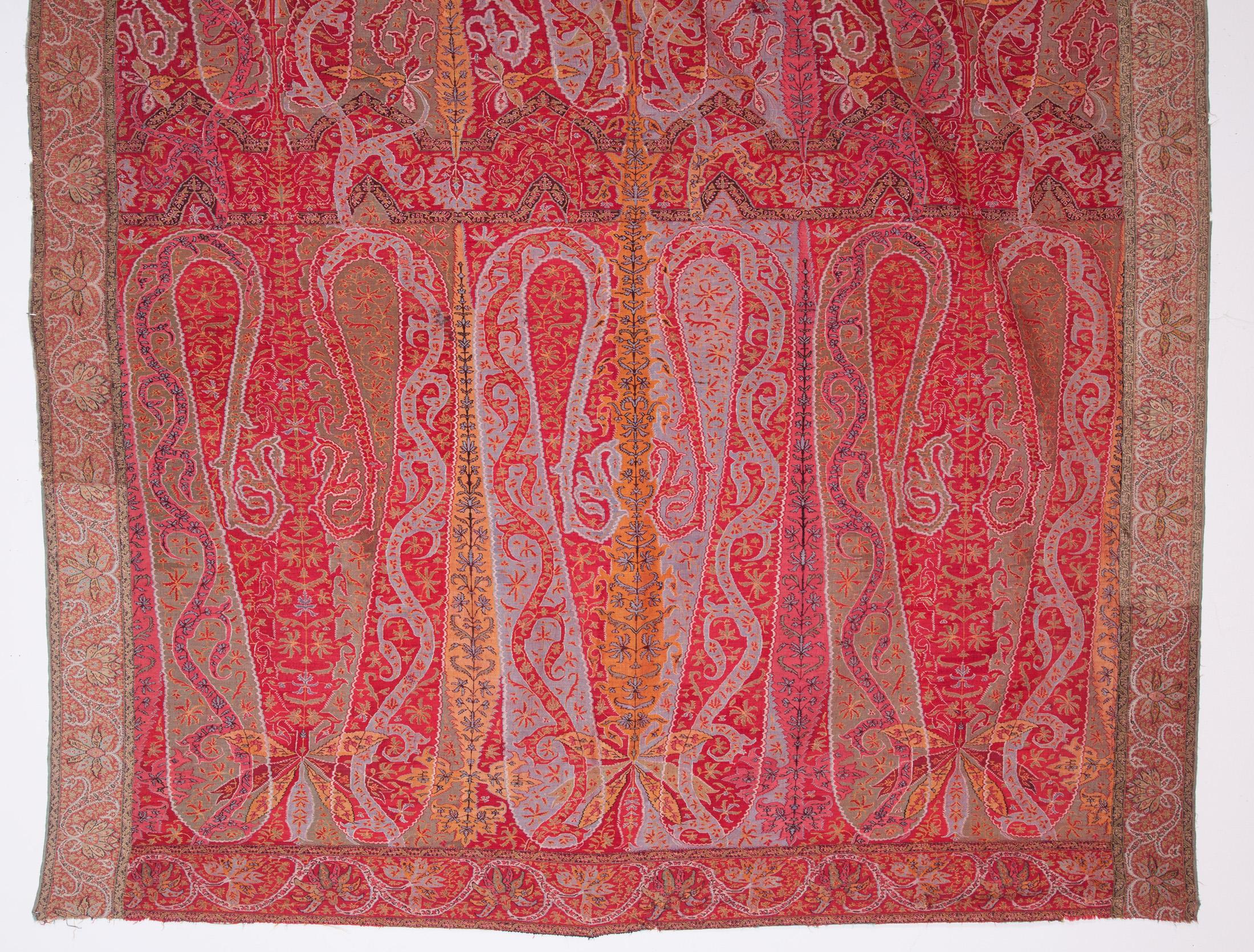 antique kashmir shawl