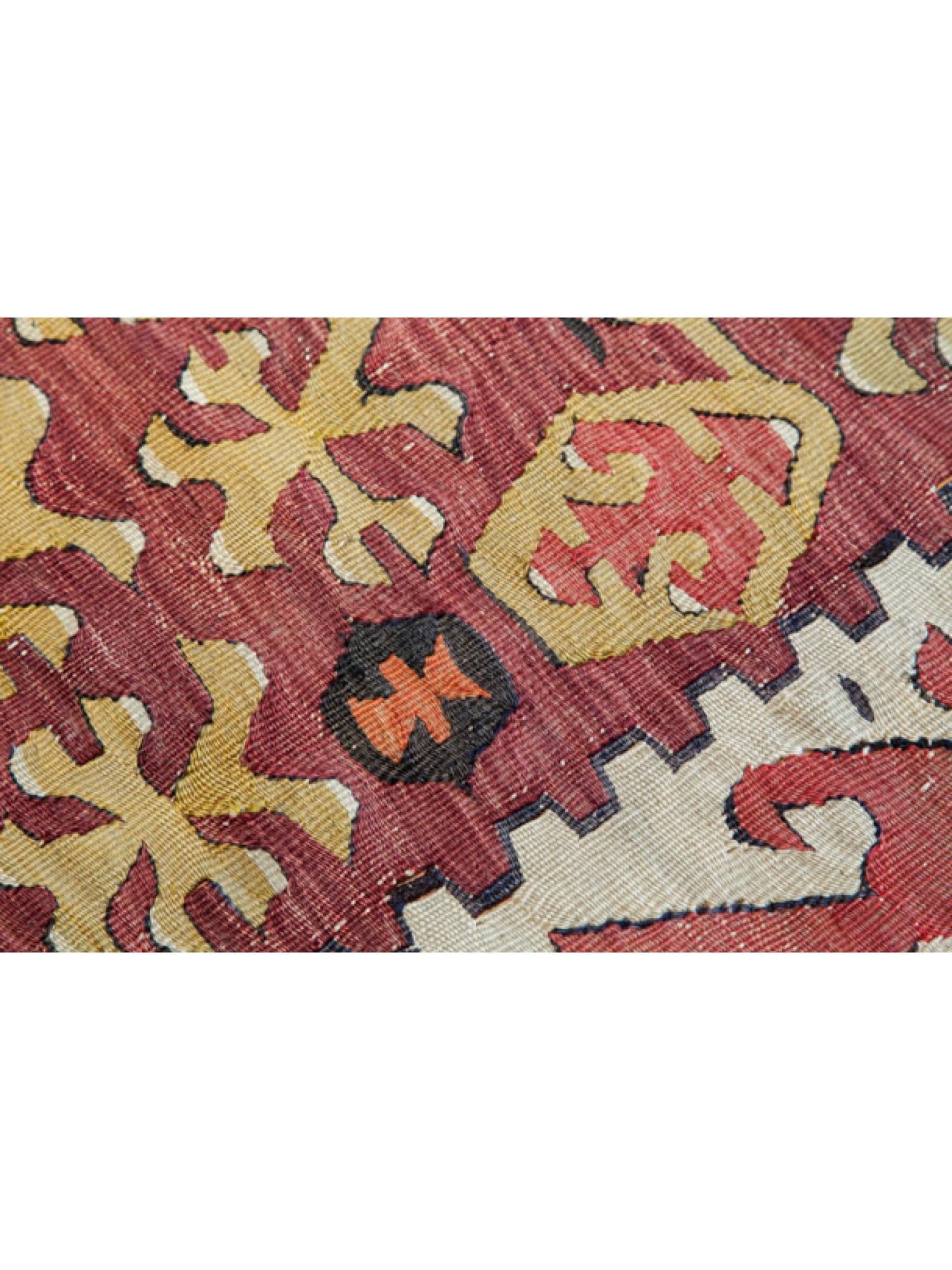 Alfombra antigua Kayseri Kilim Anatolia Central Alfombra turca de lana en Bastante bueno estado para la venta en Tokyo, JP
