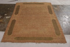 Antique Kayseri rug in an all over Green Brown Floral Pattern