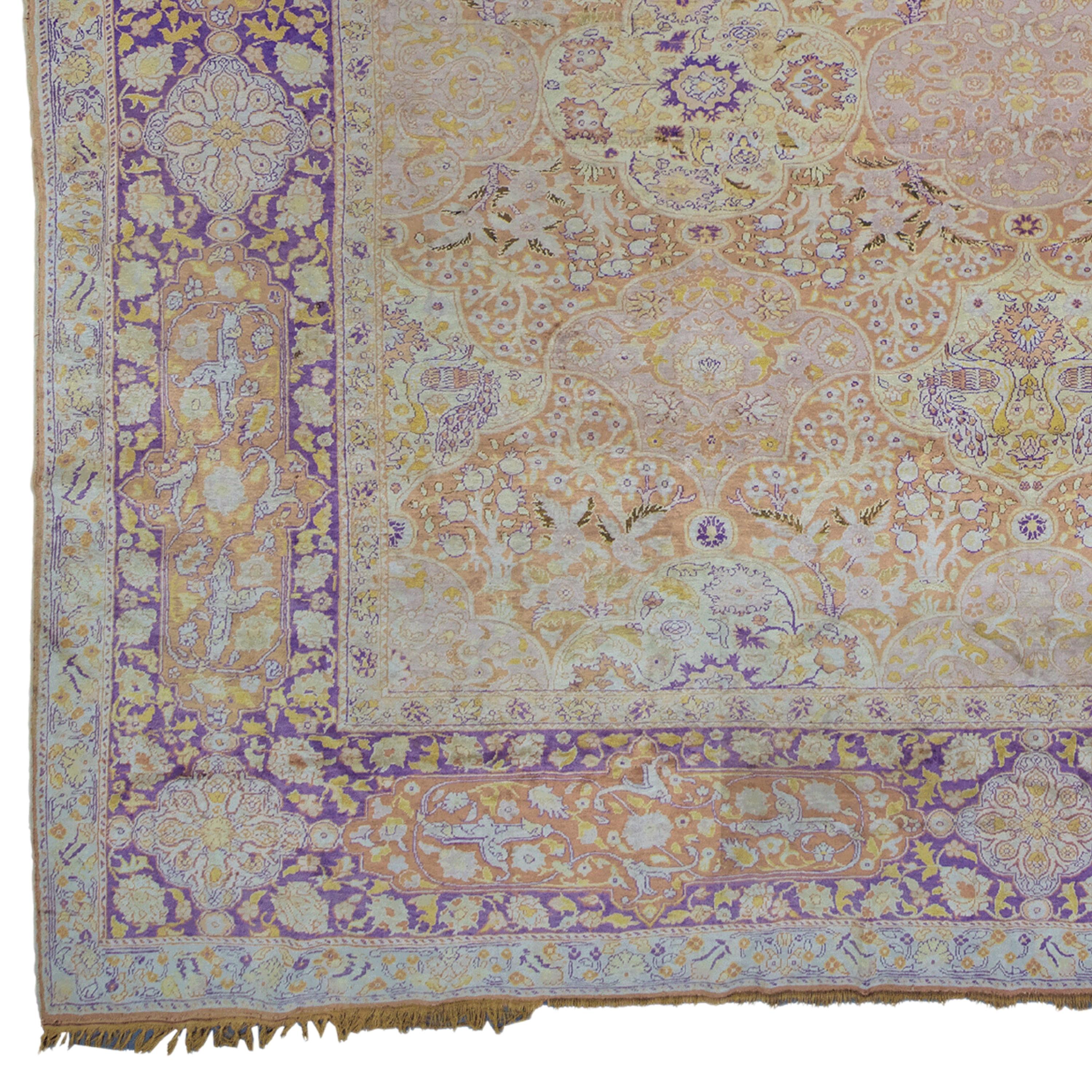 20th Century Silk Kayseri Carpet

This elegant 20th century silk Kayseri rug will be the perfect addition to your antique collection. With its rich history and sophisticated craftsmanship, this work adds an authentic touch to any space. This carpet,