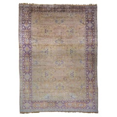 Used Kayseri Silk Rug - 20th Century Kayseri Silk Carpet, Antique Carpet