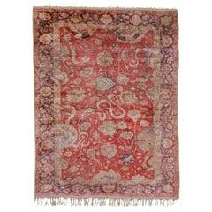 Tapis en soie antique de Kayseri - Fin du 19e siècle Tapis en soie anatolien, Tapis en soie