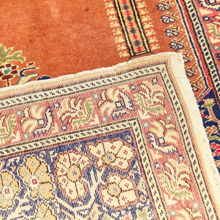 Antique Kaysery Turkey Hand Knotted Wool Rug, circa 1950 For Sale at