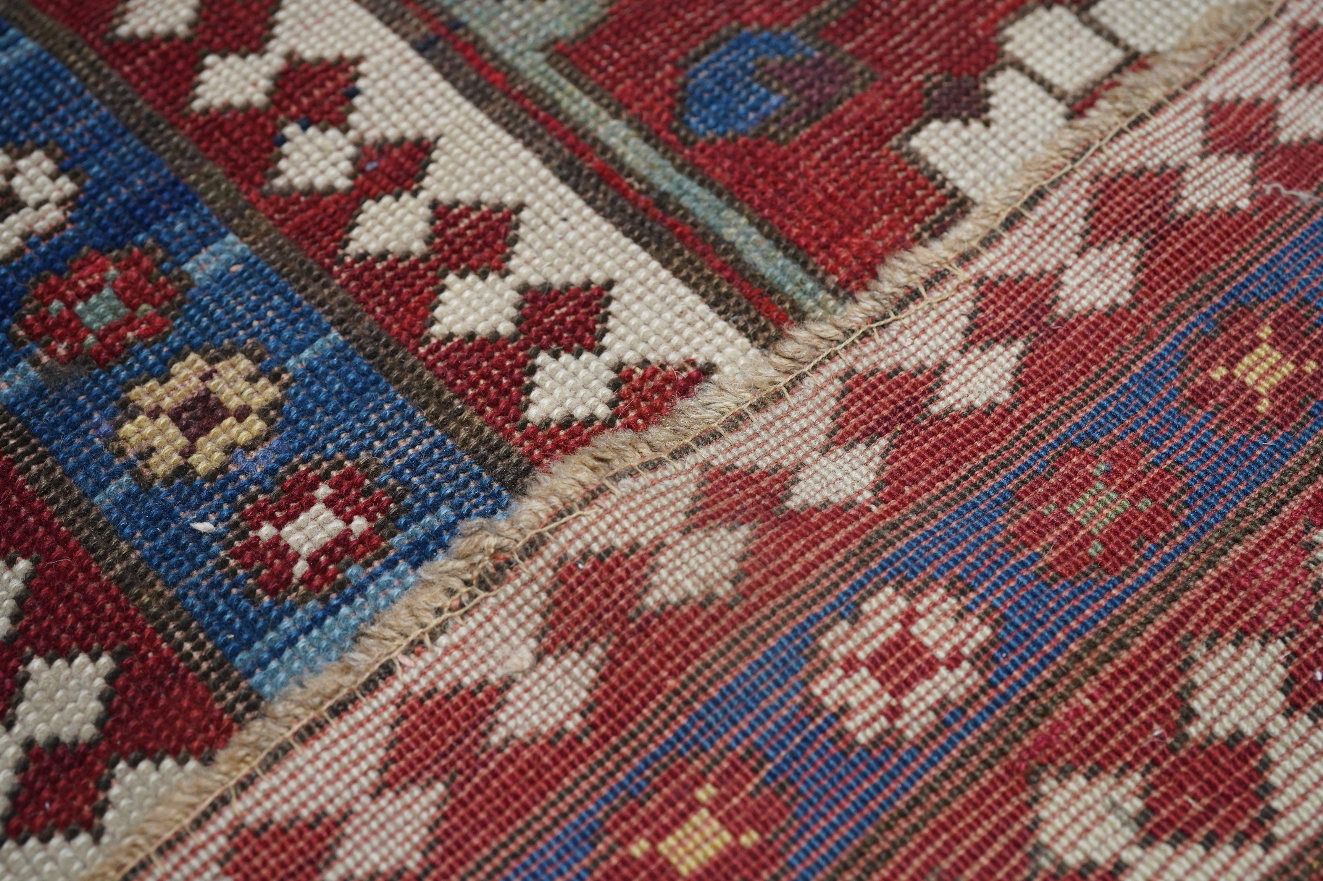 Antico Kazak/Azarbayjan  Tappeto 10'6'' x 17'8'' in vendita 3
