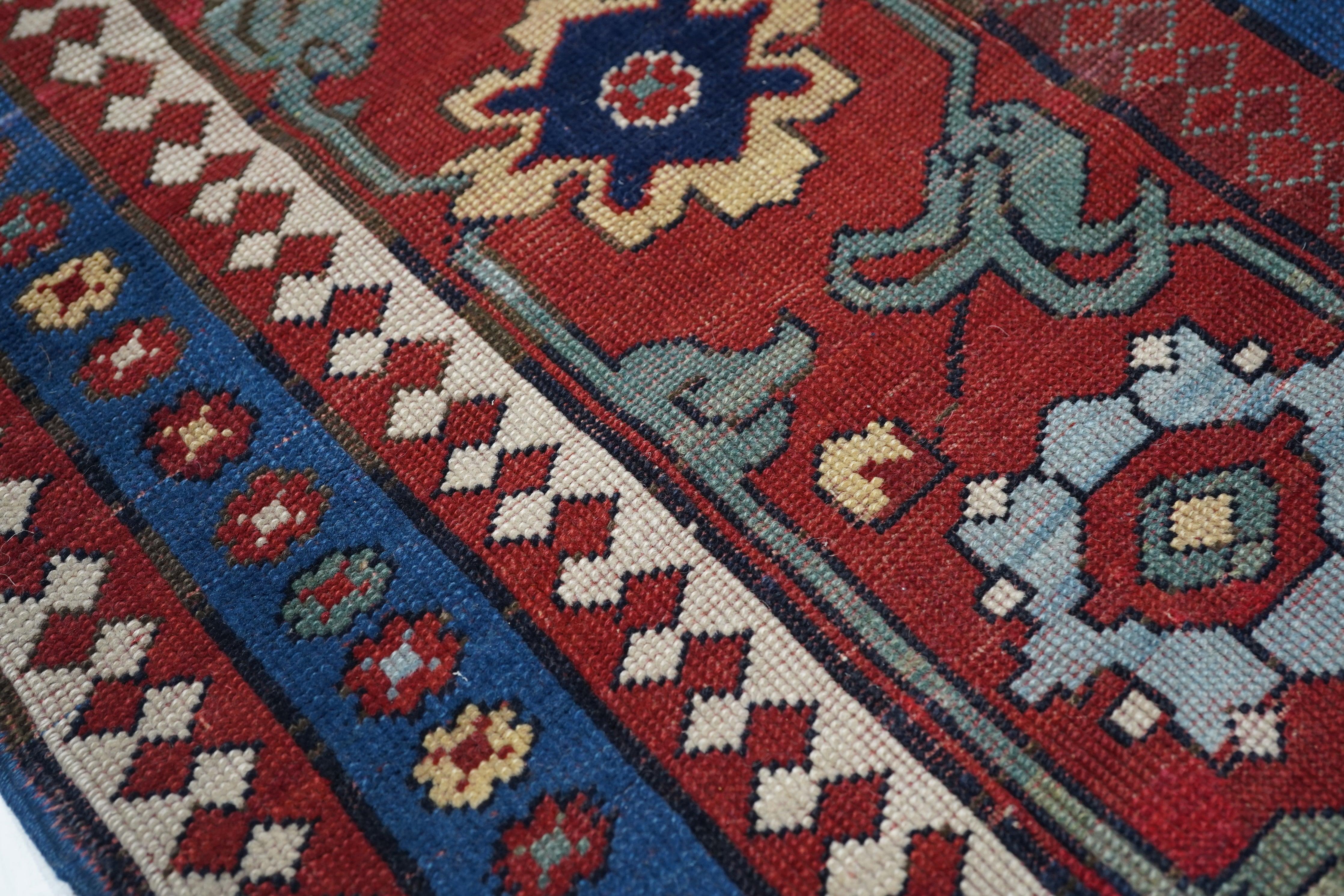 XX secolo Antico Kazak/Azarbayjan  Tappeto 10'6'' x 17'8'' in vendita