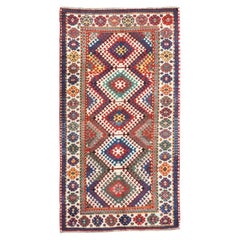 Tapis Borcholo Kazak antique 4'10'' x 8'8''