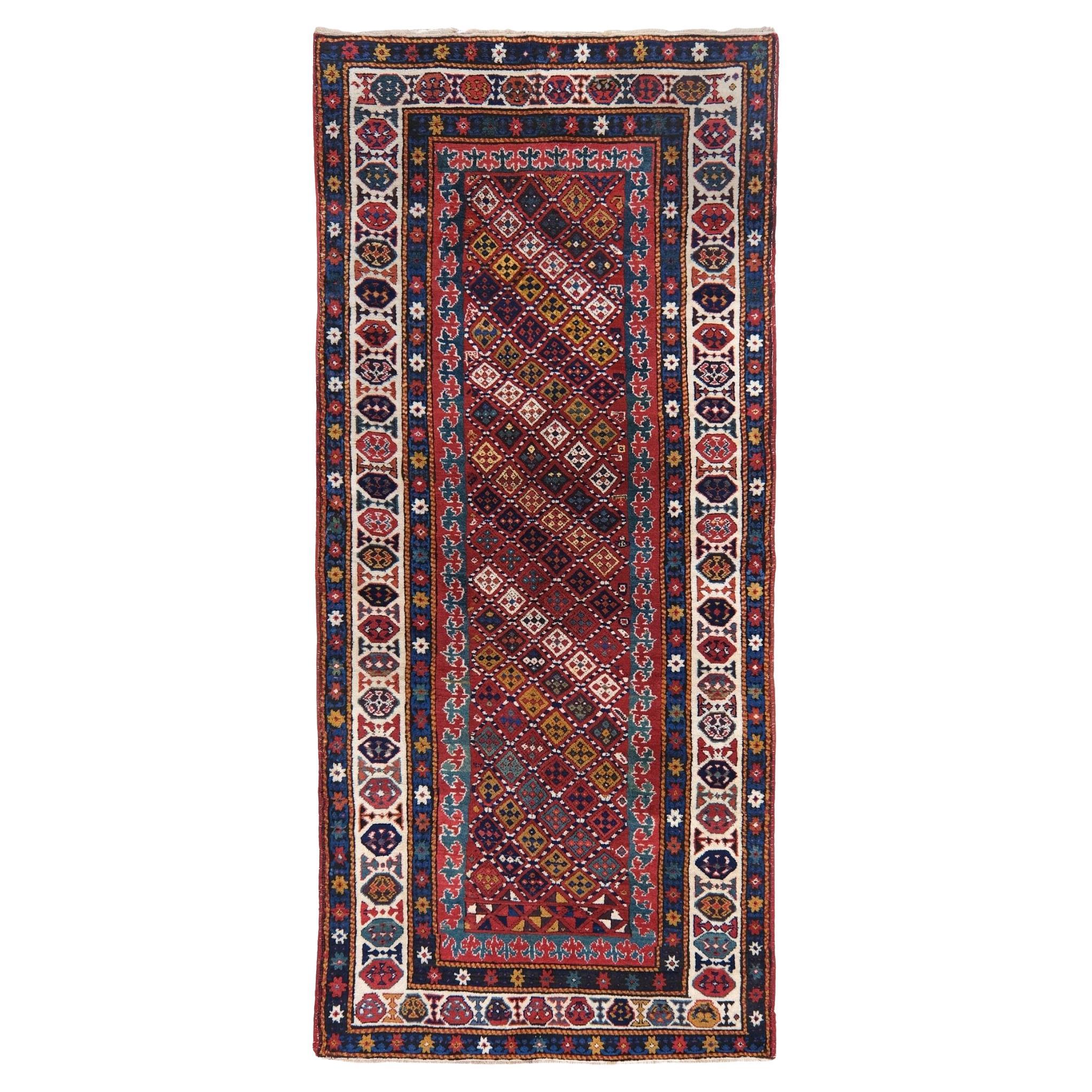 Antique Kazak Carpet - 19th Century For Sale