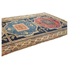 Antiker kasachischer Teppich, ca. 1920er Jahre